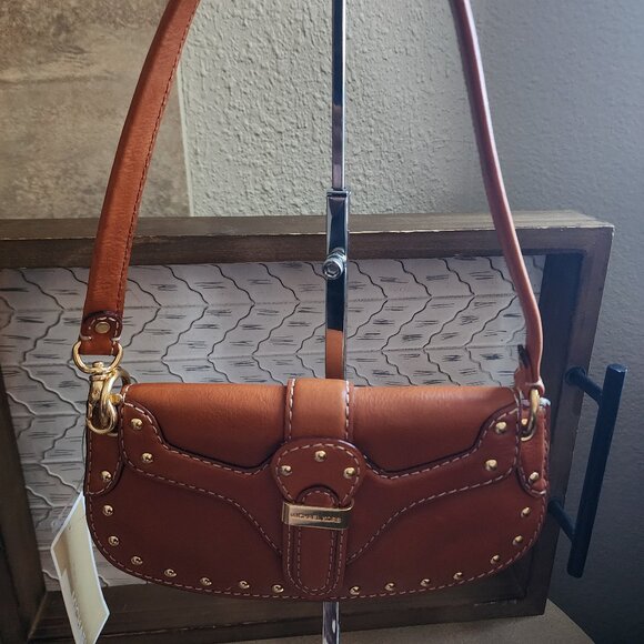 NWT Michael Kors Uptown Astor Studded Leather Handbag - Picture 1 of 11